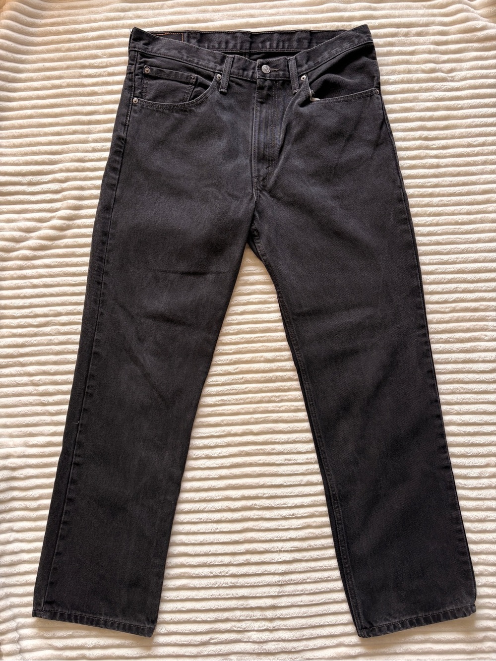 Levi’s 516 38x32 Classic Men's Black Straight-Leg Jeans